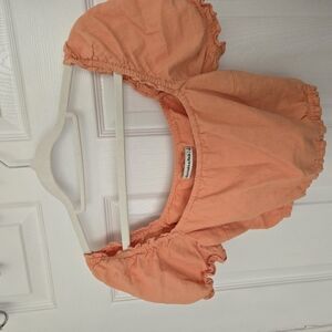 Abercrombie & Fitch Coral Crop Top